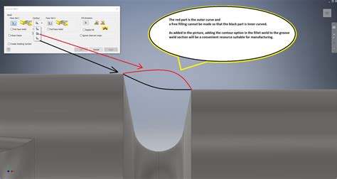 Groove Weld_Contour Type Selection as Fillet Weld - Autodesk Community