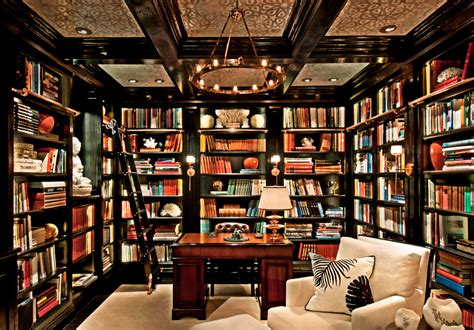 Elegant Library - Contemporary - Home Office - San Francisco - by Jane Antonacci Interior Design