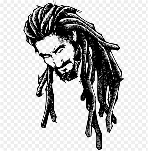 Free Download Dreadlocks Art Clipart Drawing - Rasta Drawings