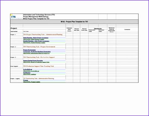 7 Project Requirements Template Excel - Excel Templates