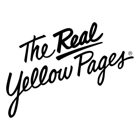 The Real Yellow Pages Logo PNG Transparent & SVG Vector - Freebie Supply