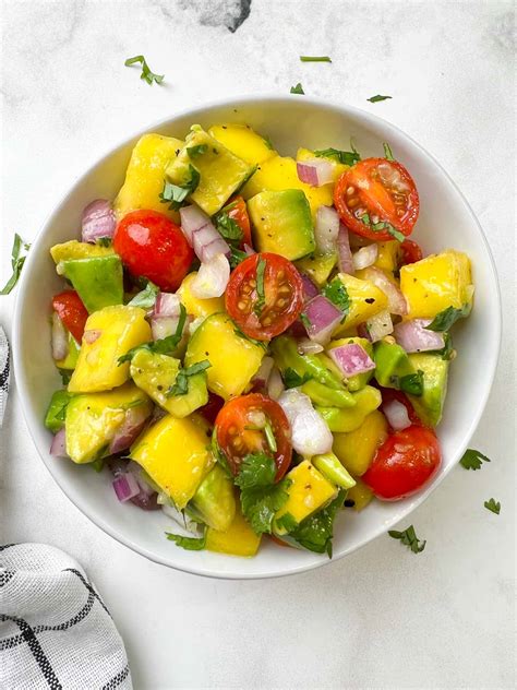 Avocado Mango Salad - Indian Veggie Delight