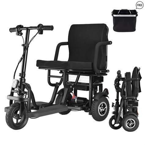 Buy WISGING Scooter Mobility Folding Electric Mobility Scooter 3 Wheel ...