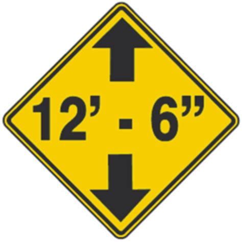 Low Clearance Warning Signs - USA Traffic Signs