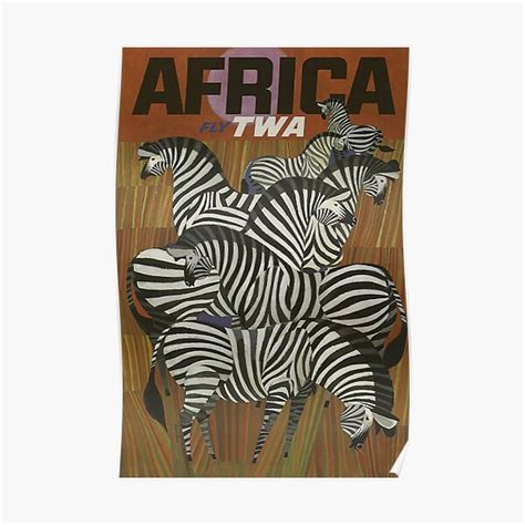 "Africa Vintage travel poster " Poster for Sale by Caravanstudio | Redbubble