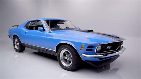 Grabber Blue 1970 Mustang Mach 1 Is The Perfect Pony Car: Video