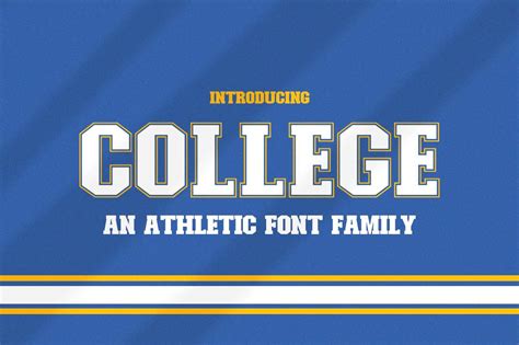 College Font - Dafont Free