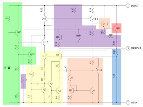 Reverse engineering a counterfeit 7805 voltage regulator