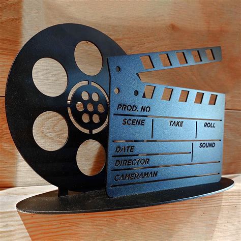 At The Movies Film Clapper Board & Film Reel Ornament Add some awesomeness to your living room ...