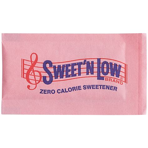 Sweet'N Low 1 Gram Sugar Substitute Packet - 1250/Case