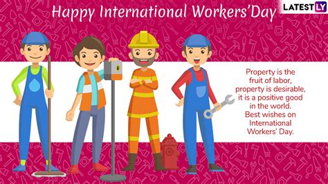 International Workers' Day 2022 Wishes & Images: WhatsApp Stickers, Facebook Status, GIF ...