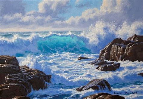 How to Paint a Dramatic Seascape in 5 Easy Steps | Ocean landscape ...