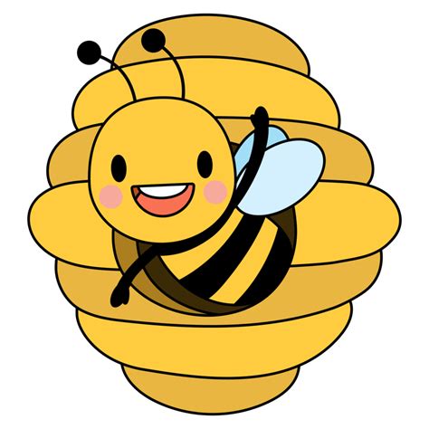 Honey Bee Filled Clipart 11026832 PNG