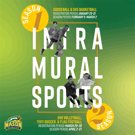 Intramural Sports Spring 2023 - Mason Recreation