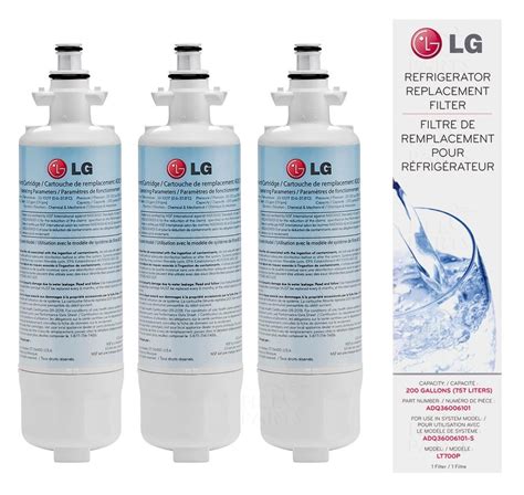 LG LT700P REFRIGERATOR WATER FILTER ADQ36006101