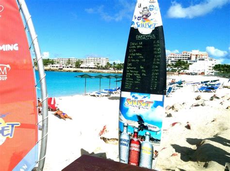 St Maarten - Sunset Beach Bar airplane schedule. | Beach sunset, Beach bars, Sunset