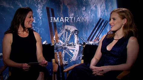 The Martian | Astronaut Tracy Caldwell Dyson Interviews Jessica ...