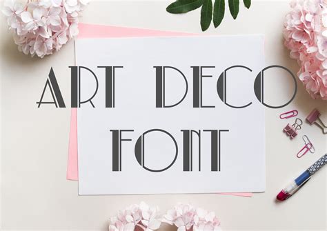 Art Deco Font Instant Digital Download File Period Font - Etsy Australia