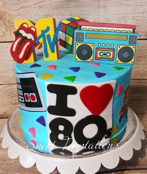 80s theme Cake | 80s birthday parties, 80 birthday cake, Themed cakes