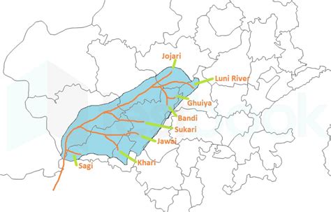 [Solved] If we travel along the Luni River from its origin to the end