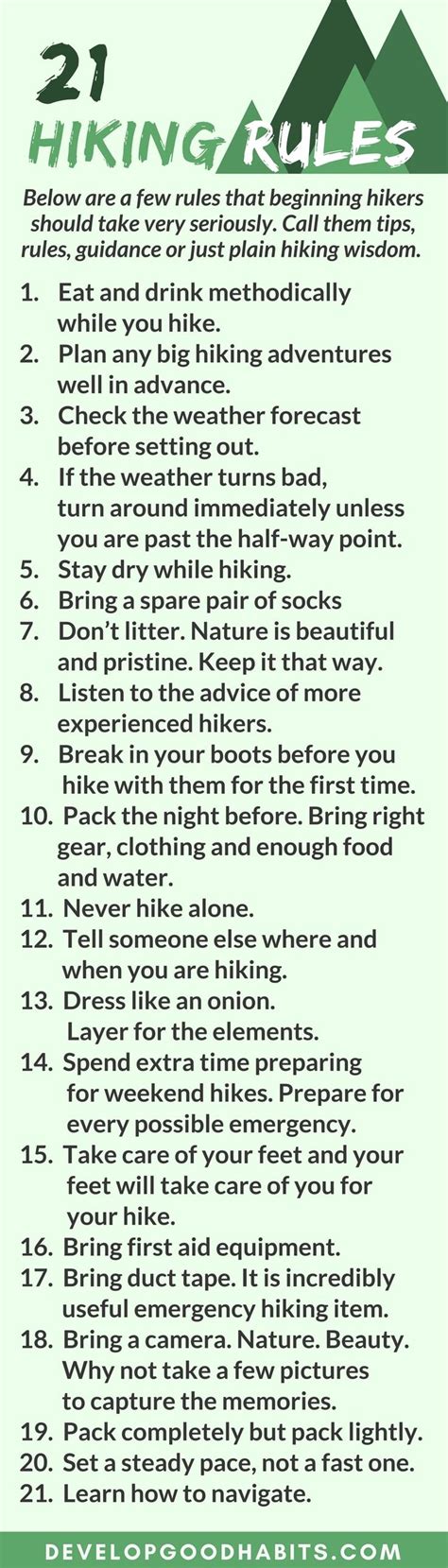 11 Hiking Tips for Beginners [Getting Started With Your Hike] | Backpacking tips, Hiking tips ...