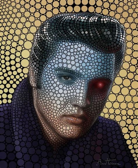 Digital Circlism: Impressive Celebrities Portraits by Ben Heine - Design Swan