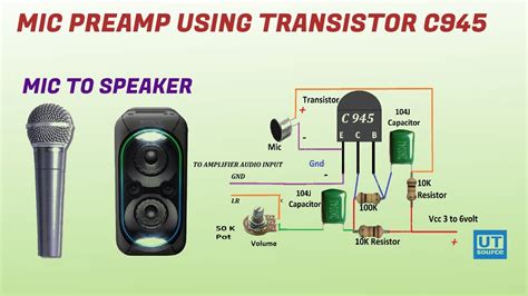 Gambar Skema Preamp Mic 1 Transistor Terbaru & Terupdate - Skemapedia