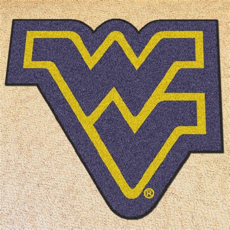 NCAA West Virginia University Mascot 40 in. x 30 in. Non-Slip Indoor ...