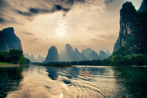 Guilin China Karst Limestone Hills by Anthony Maw / 500px