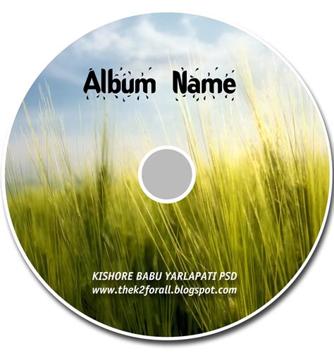 Free Photoshop karizma Album: Free CD Templates with PSD