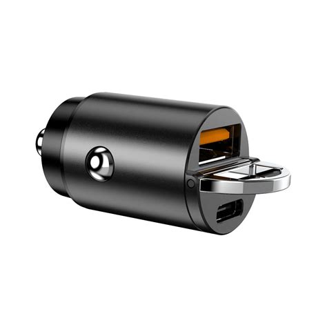 USB Car USB-C & USB-A 30W Dual Mini Fast Charger - Buy Useful Gadgets