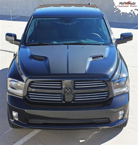 2012 Dodge Ram Factory Style HEMI HOOD 3M Pro Vinyl Graphics Decals Stripes D05 - Graphics Decals