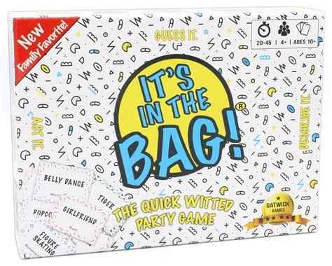 Buy It’s in The Bag - Ultimate Family Game for Game Night, 3 Rounds of ...