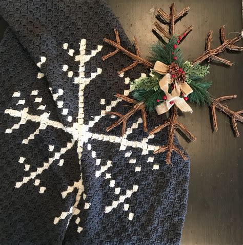 Snowflake Afghan Crochet Pattern