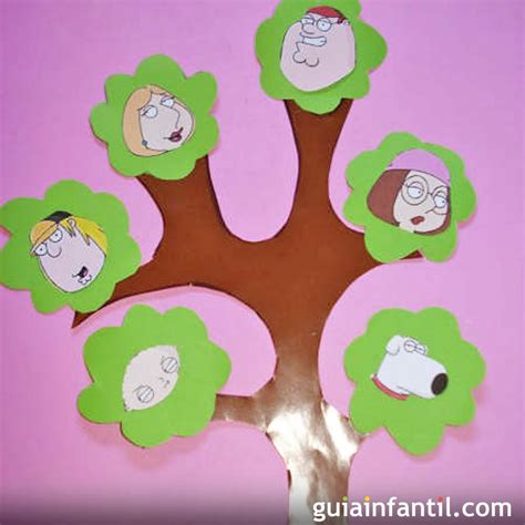 Árbol genealógico de tu familia. Manualidades para niños