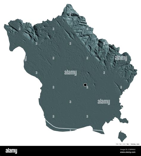 Shape of Vĩnh Phúc, province of Vietnam, with its capital isolated on ...