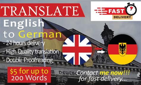 Translate english to german and translate german to english by Jdclark79 | Fiverr