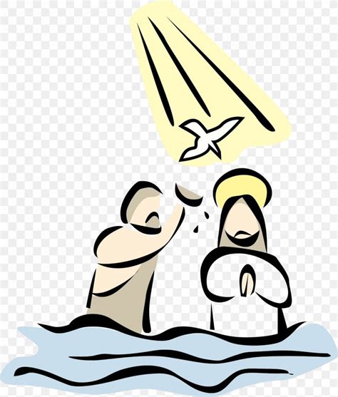 Baptism Of Jesus Baptism Of The Lord Holy Spirit Clip Art, PNG ...