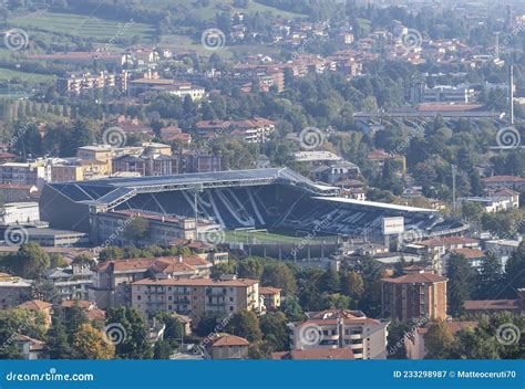 Bergamo, Italy. the Football Stadium Where Atalanta Team Plays Matches ...