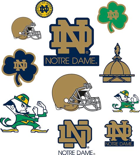 Notre Dame Logo Art - ClipArt Best