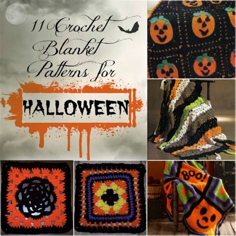 10 Crochet Blanket Patterns for Halloween ...