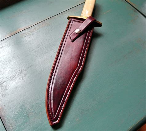 Hand Crafted Classic Leather Knife Sheath by Strong Horse Leather | CustomMade.com