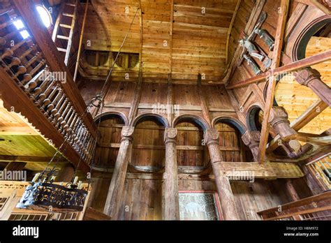 Interior urnes stave church ornes hi-res stock photography and images - Alamy