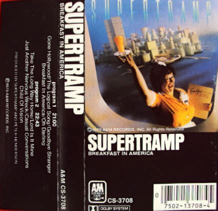 Supertramp – Breakfast In America (Cassette) - Discogs