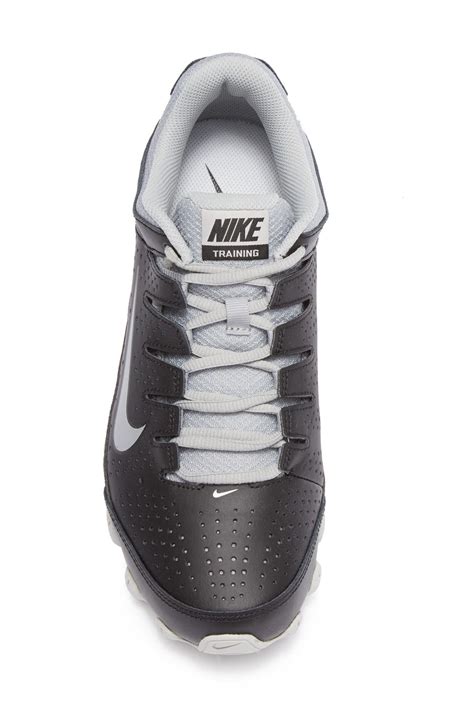 Nike Reax 8 Leather Training Sneaker in Black for Men - Lyst