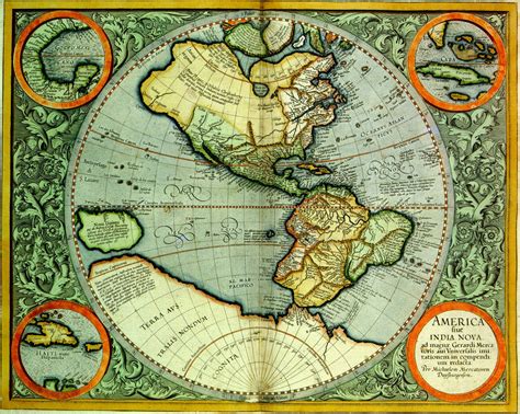 Antique Maps Vintage, Vintage World Maps, Ancient Maps, America Map ...