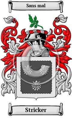 Stricker Name Meaning, Family History, Family Crest & Coats of Arms