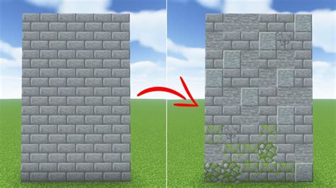 Minecraft Easy Stone Wall Detailing You