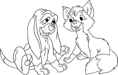 The Fox And Hound 2 Dixie Coloring Pages Coloring Pages