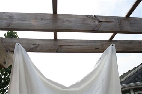 DiY Pergola Curtains • diy mama